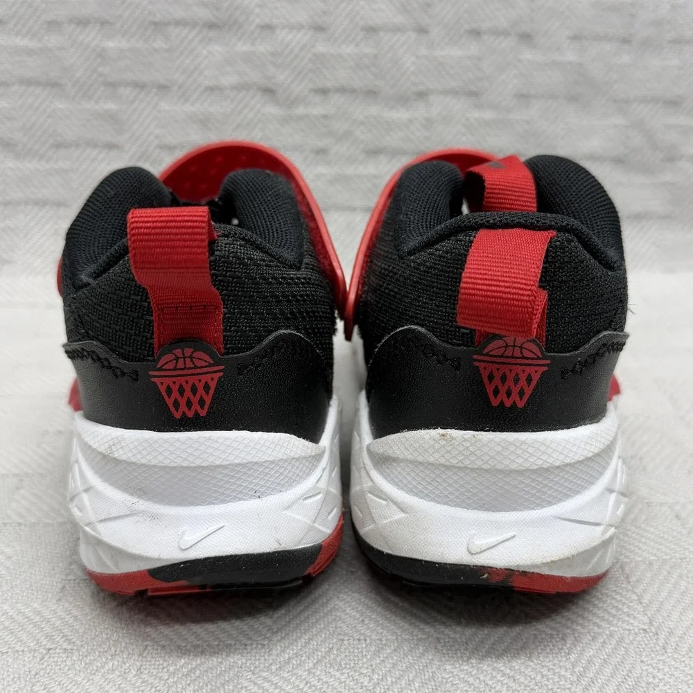 Nike Team Hustle D 12 Black University Black PS Kids Size 11c HF6280-001